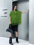 Fringe Knit Oversize Top